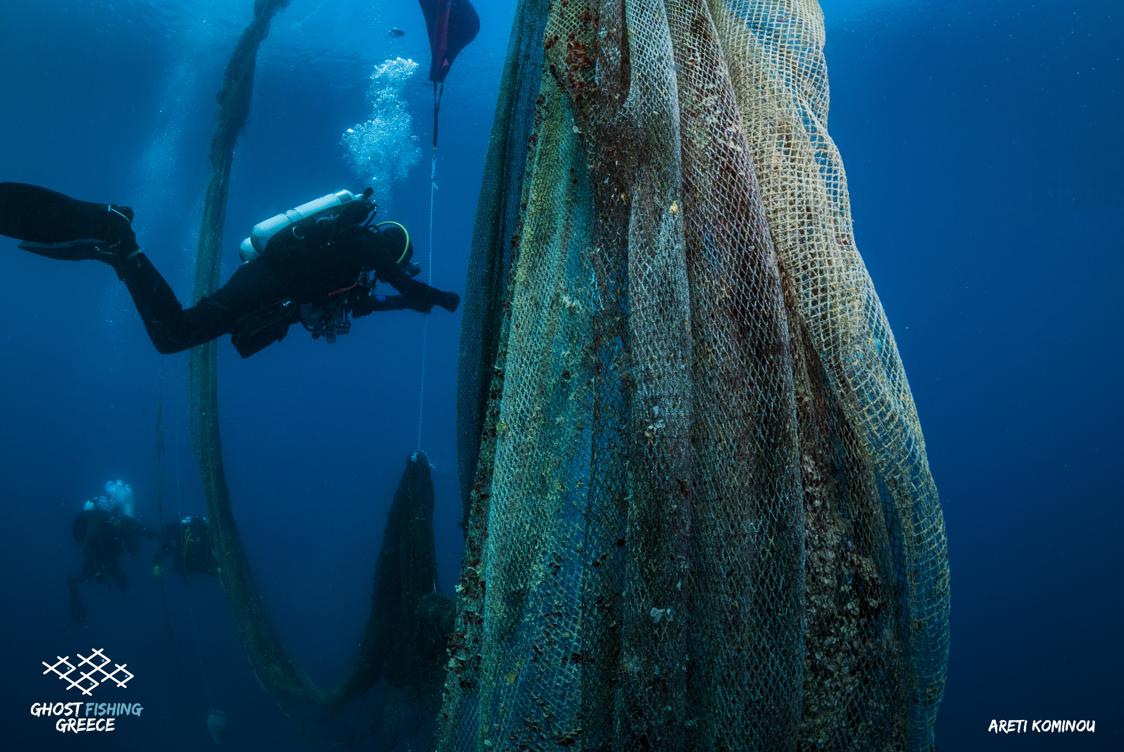 Massive ghost net removal in the Korinthian Gulf, Greece - HEALTHY