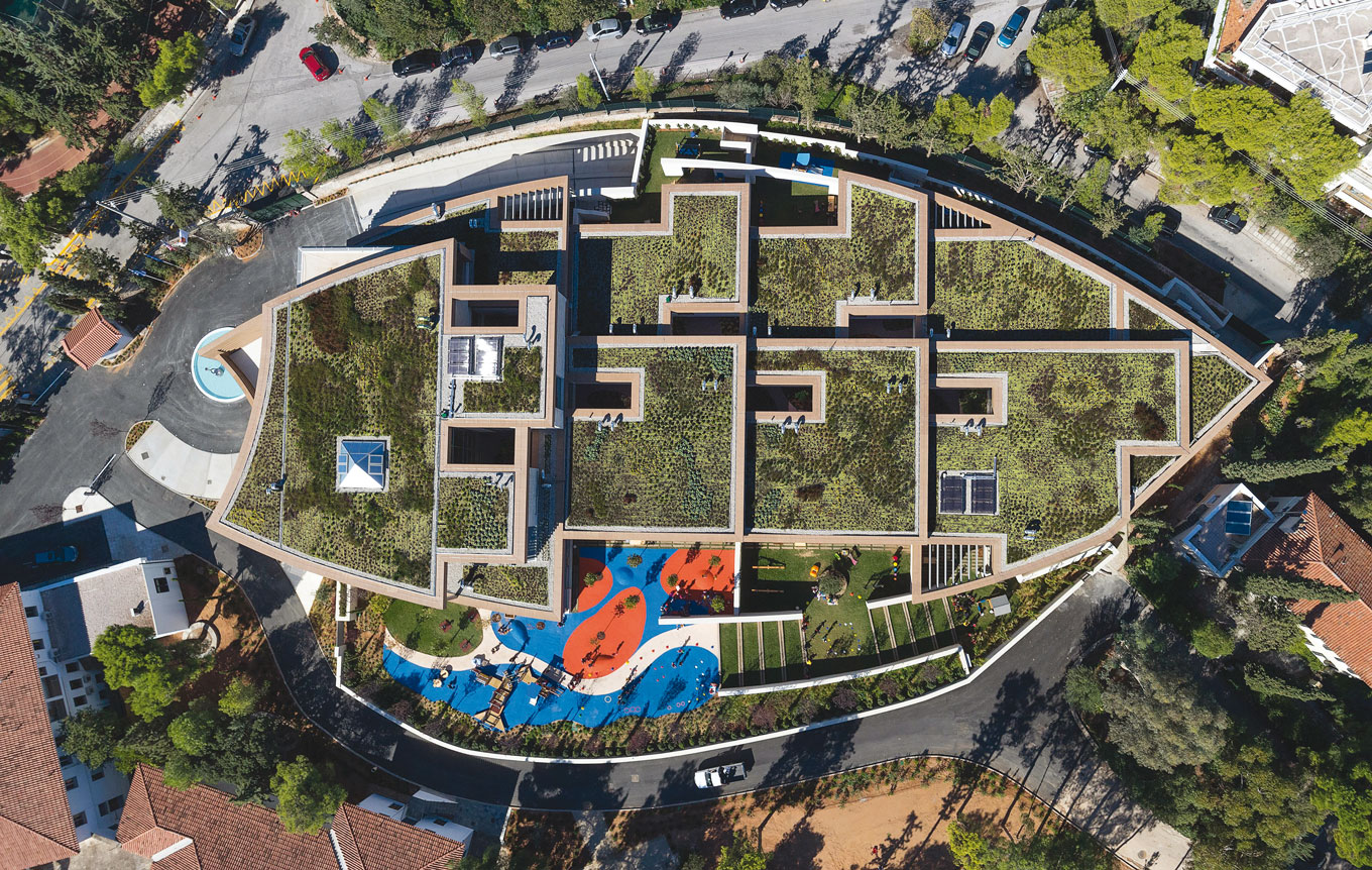 Fish-Shaped Kindergarden in Athens