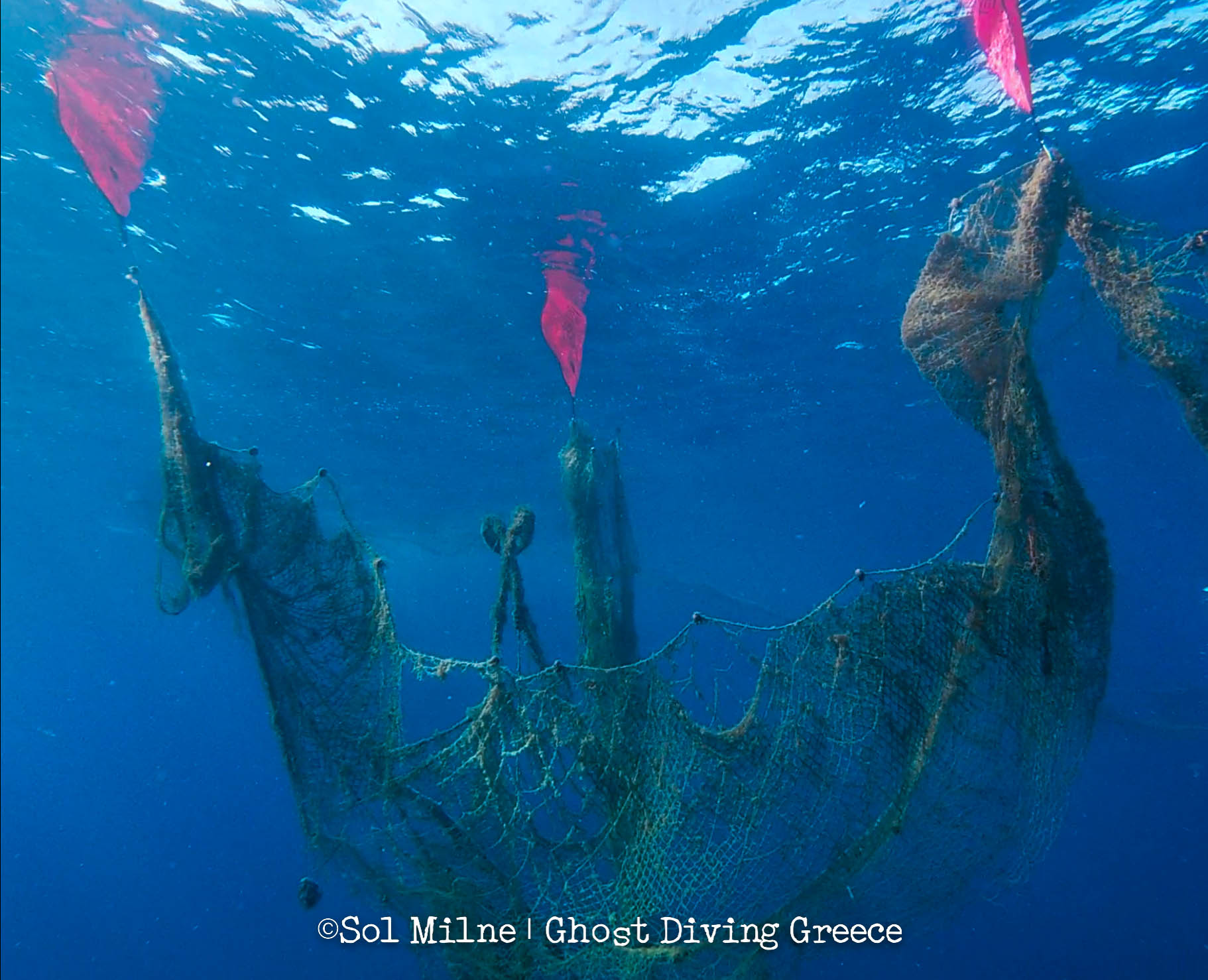 Ghost net removal by Healthy Seas