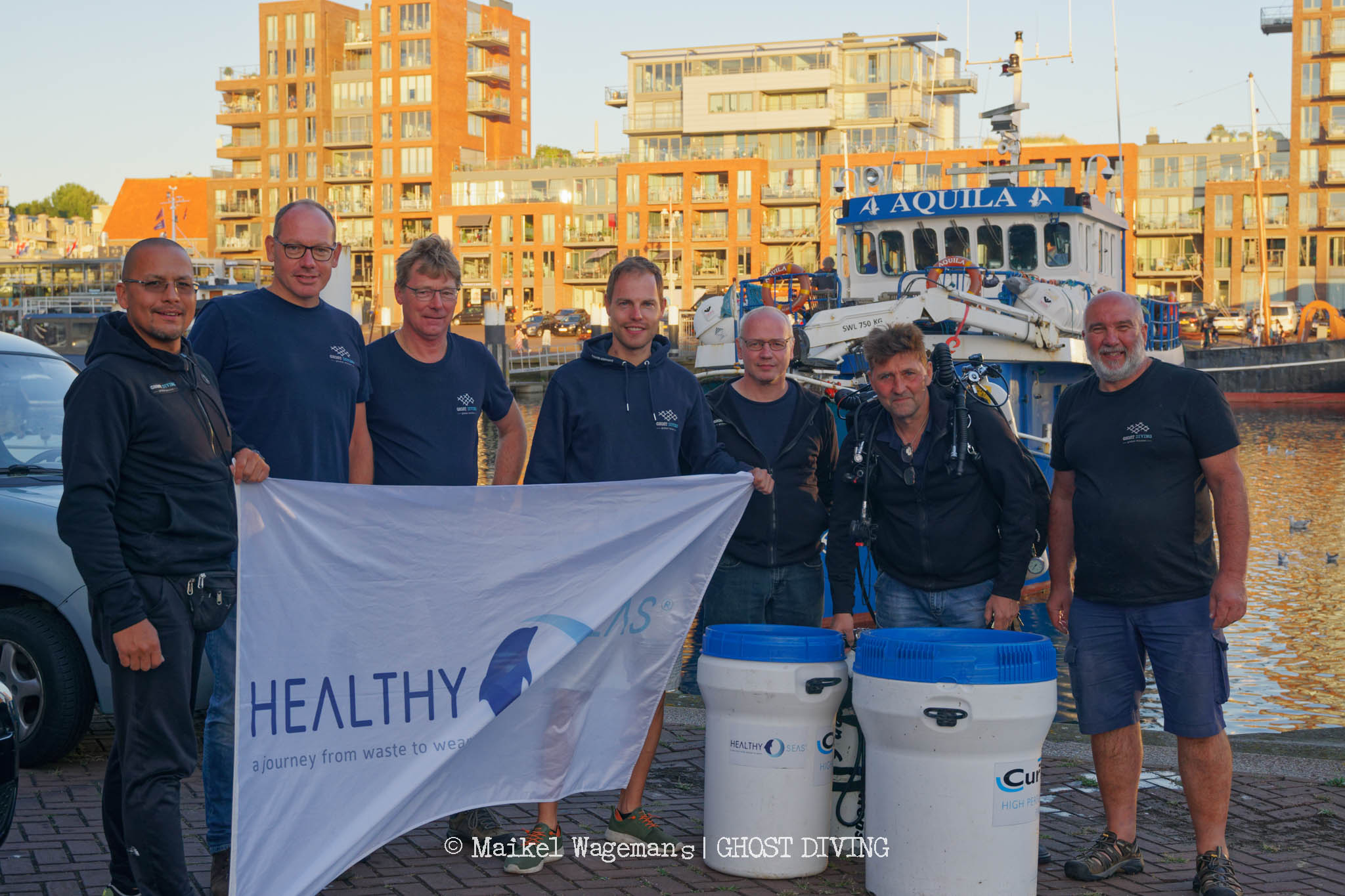 Healthy Seas team in action